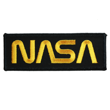NASA BLACK AND GOLD SQUARE